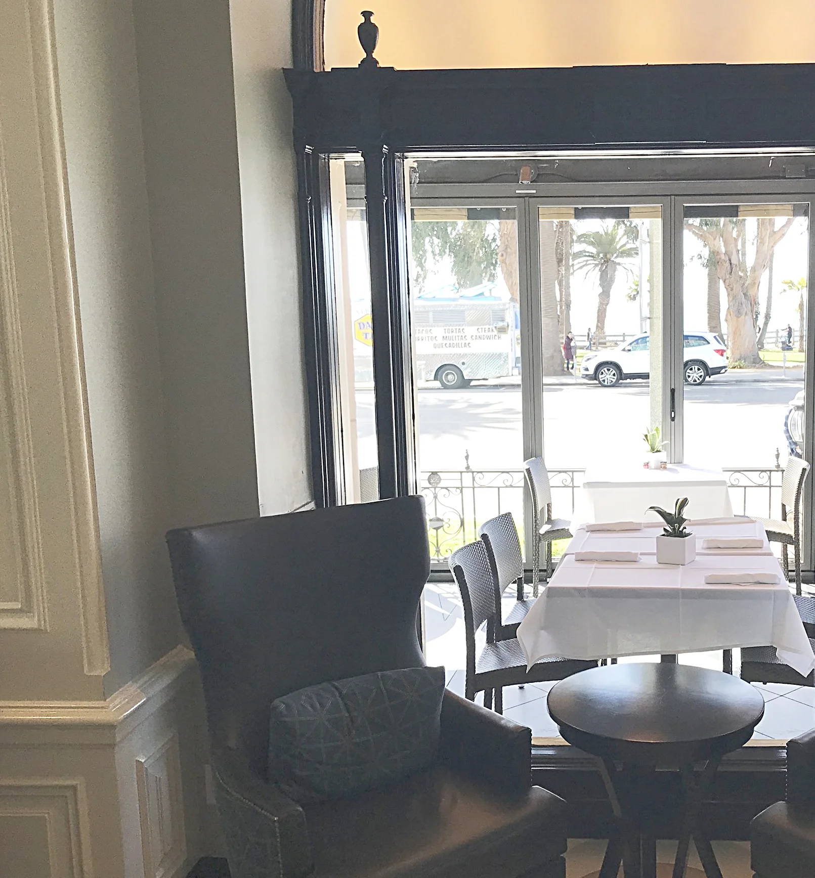 Views of the Beach from every window in Lobby & Bar area. 