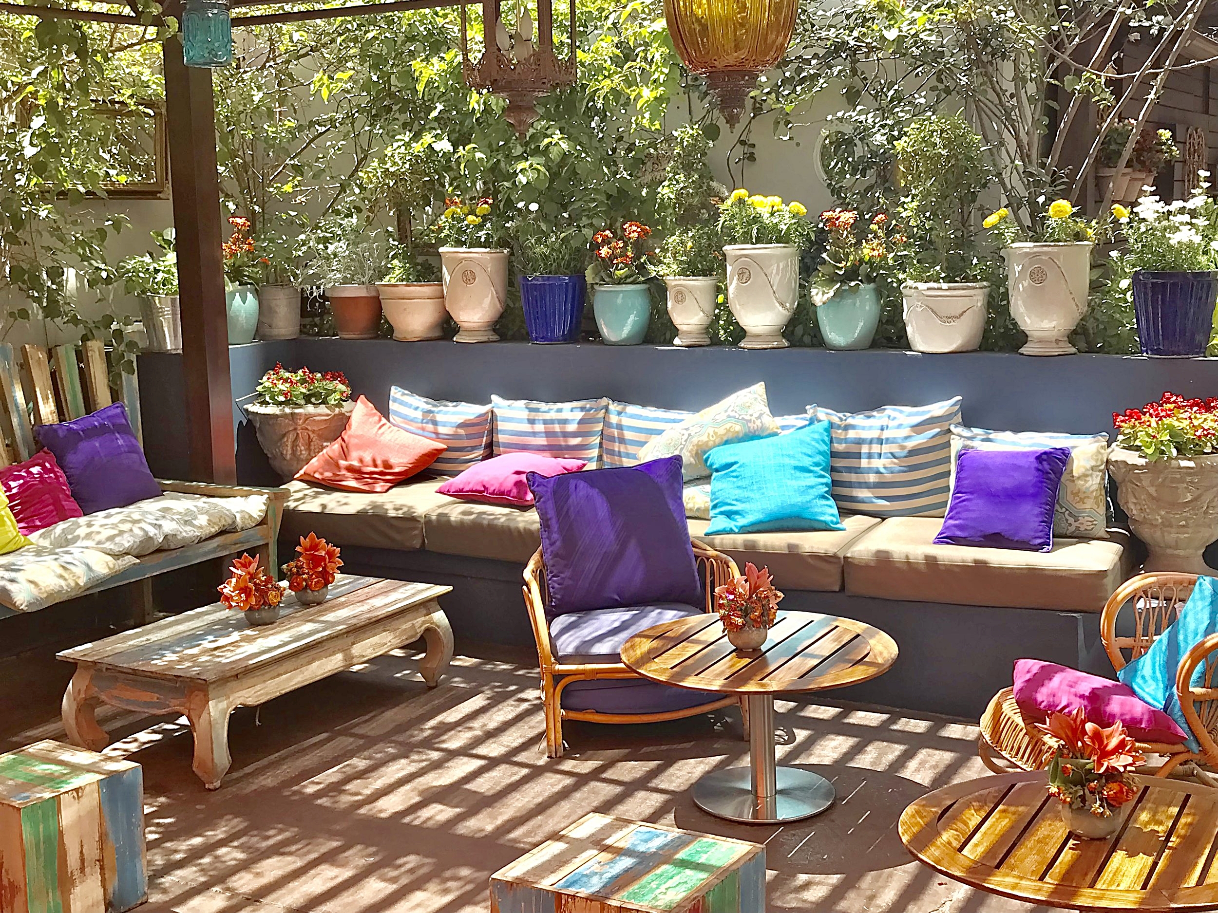 Great outdoor patio space @SofitelLA
