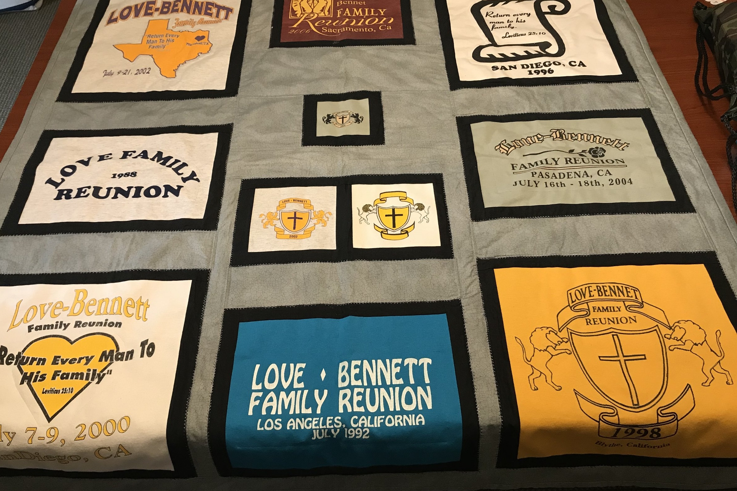 A few T-Shirt designs from previous Reunions.