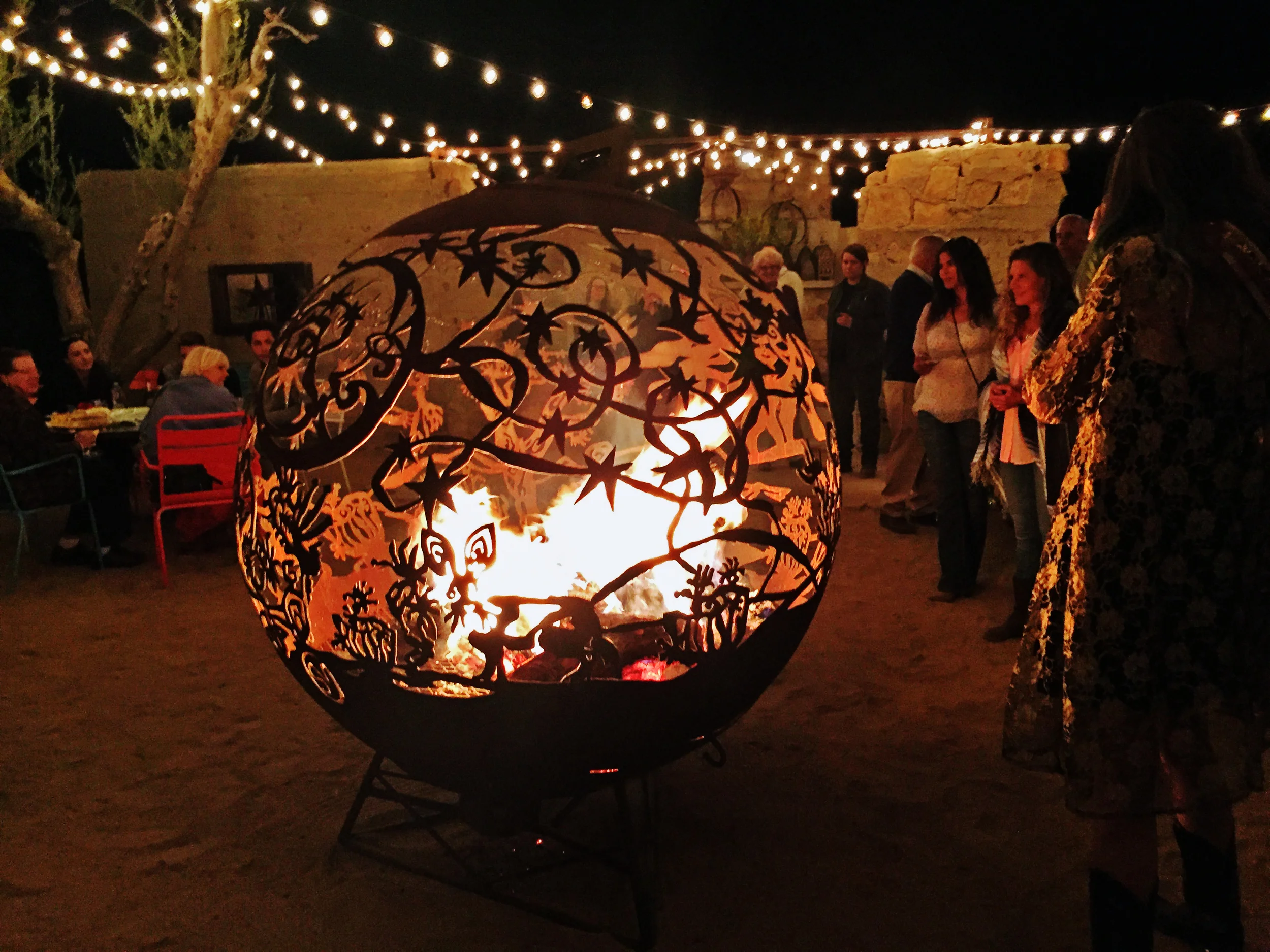 Fireballs Custom Firepits in CT Fire Scuplture Studio Vlock