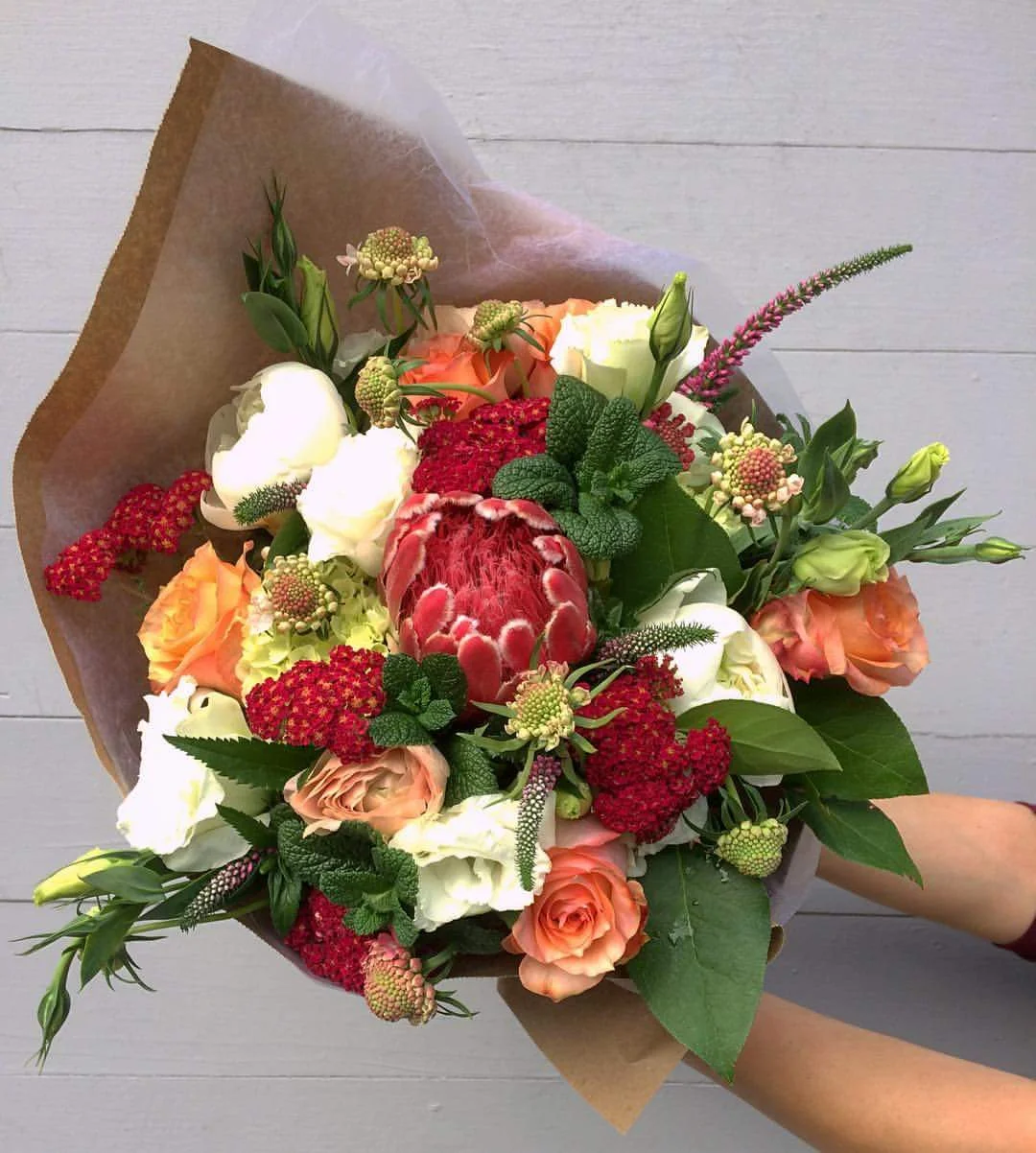  Anniversary bouquet I made while working at The Bud Stop 