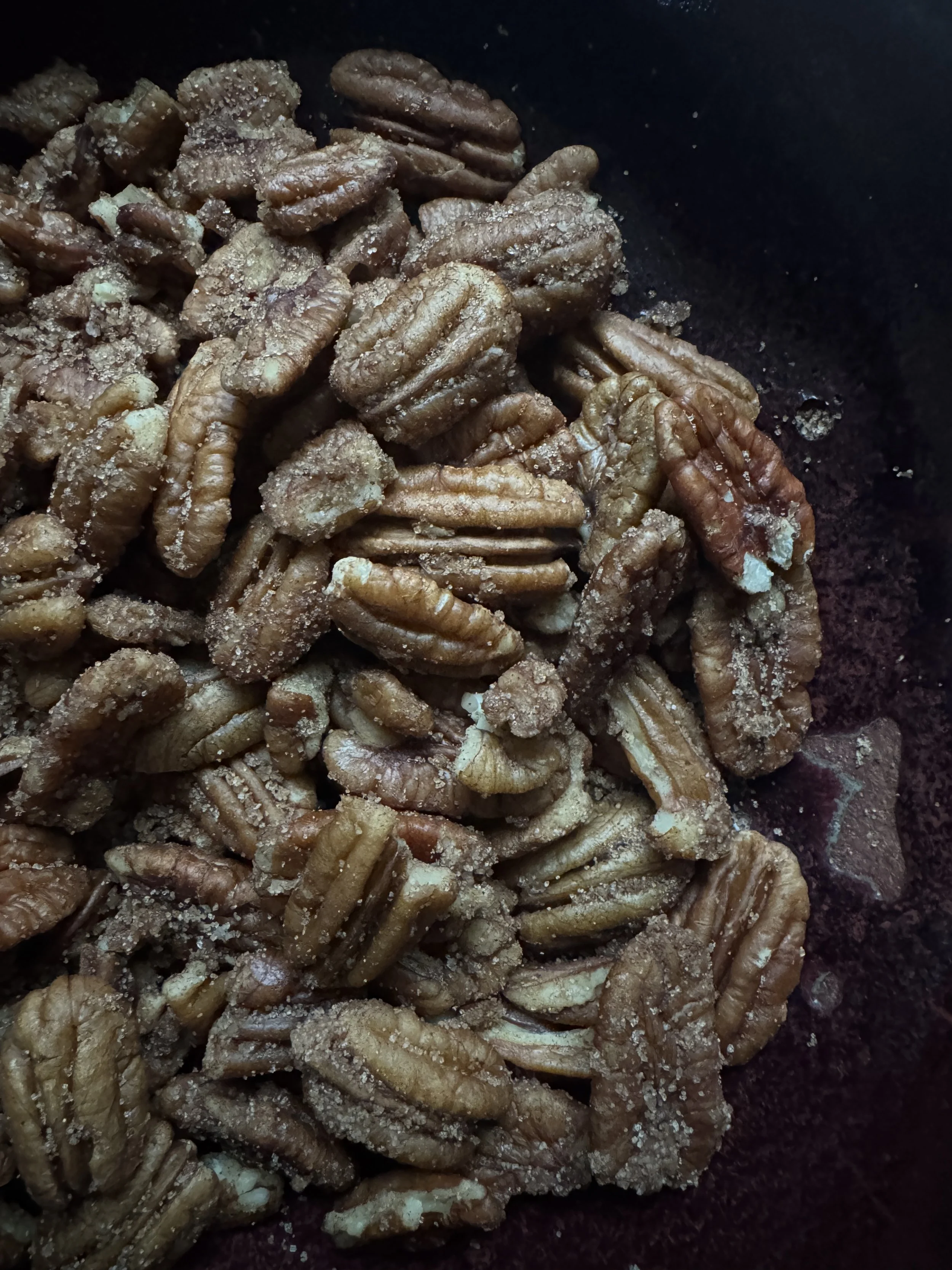 Spiced Pecans with Rum Glaze