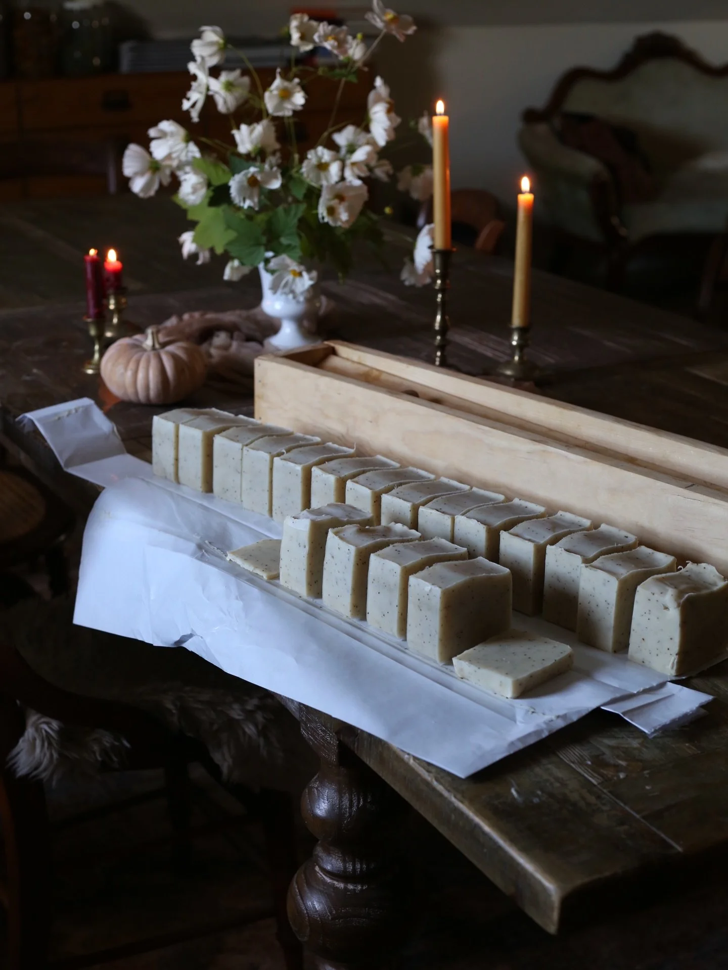 Why soap? Simple answer is natural skincare saved my skin when I was a teenager then again when I moved to arid Colorado. When I started the farm I always had the intention to have a gift shop with flower infused skincare but it&rsquo;s taken awhile 