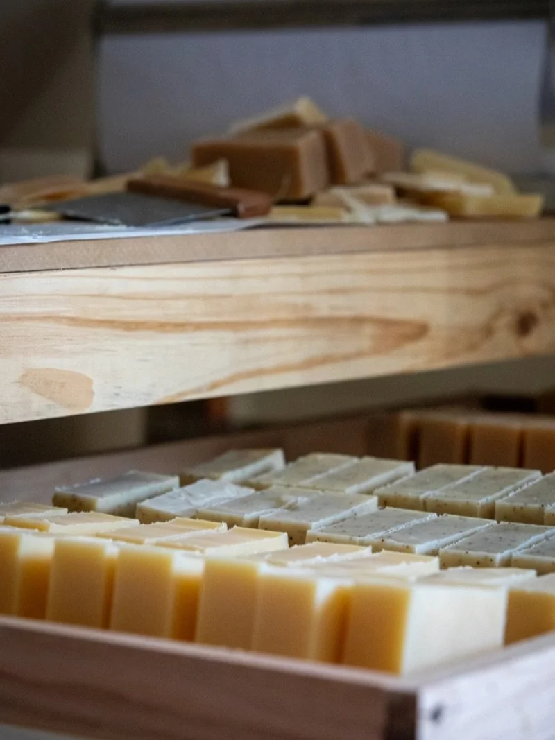 Soap tucked away on a drying rack like a card catalog of aromas.  This month&rsquo;s Soap CSA packages are going out all across the country&mdash;warm places, cold places, new places. They each have a little note as if we&rsquo;ve become pen pals. Wh