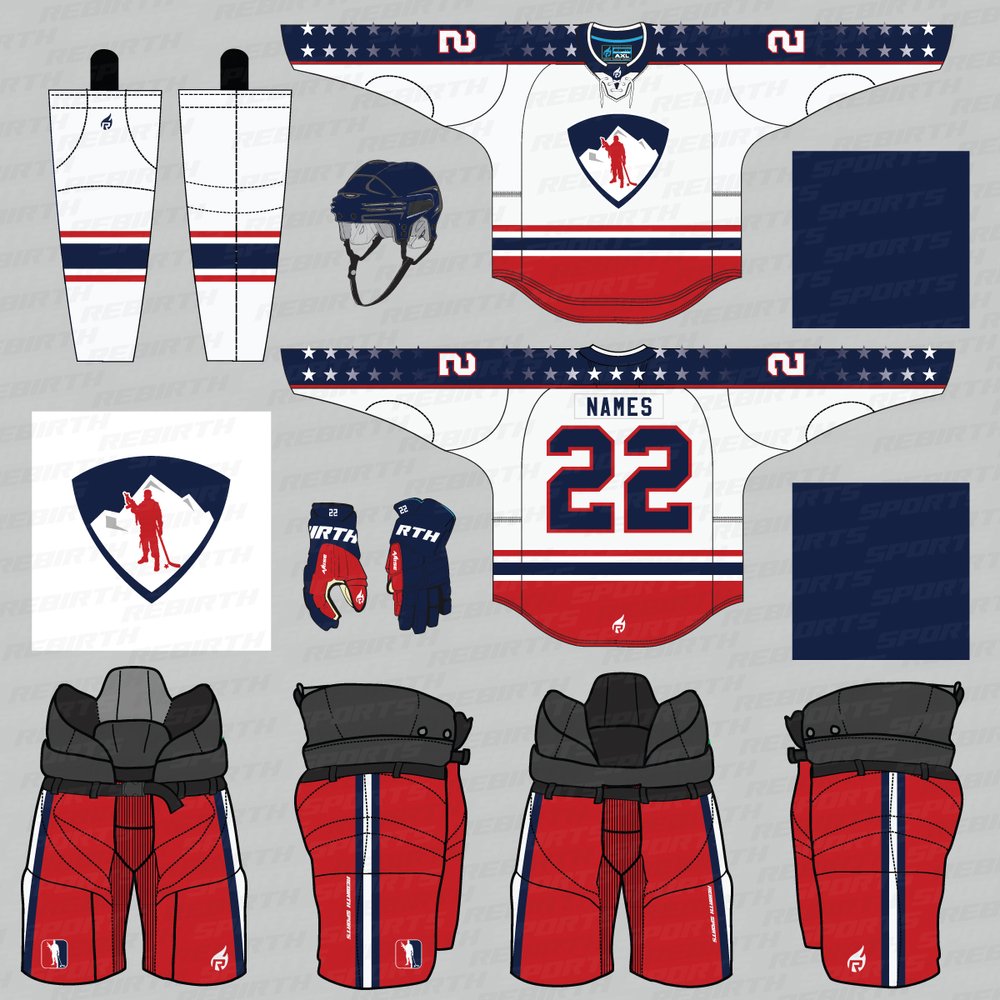 Rocky Mountian Patriots Jersey - White — Patriots Hockey