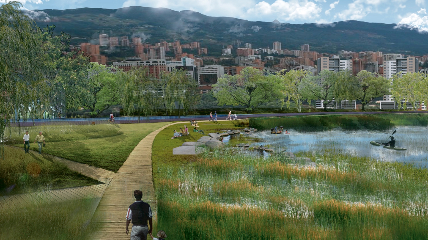 Medellin River Park - Design Competition