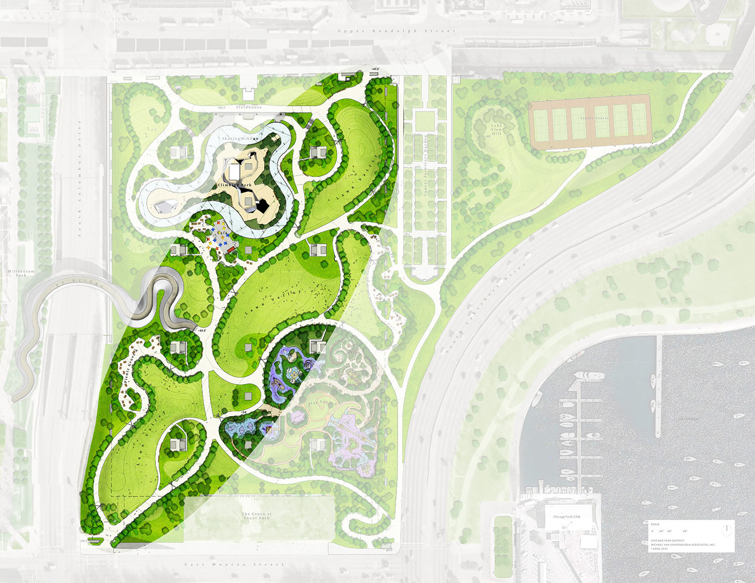 The Park Axis Source: http://maggiedaleypark.com/
