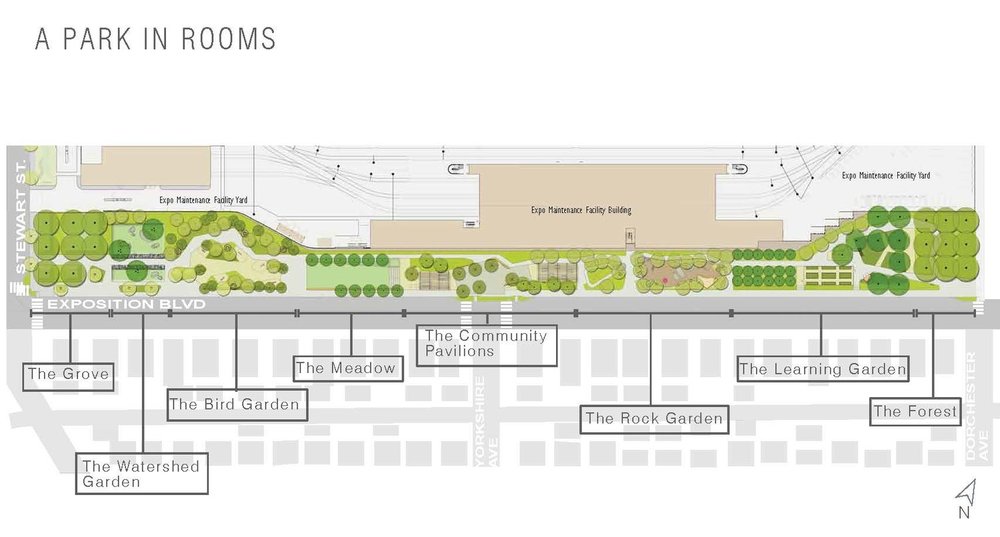 Plan of Park (source M.LA Studio)