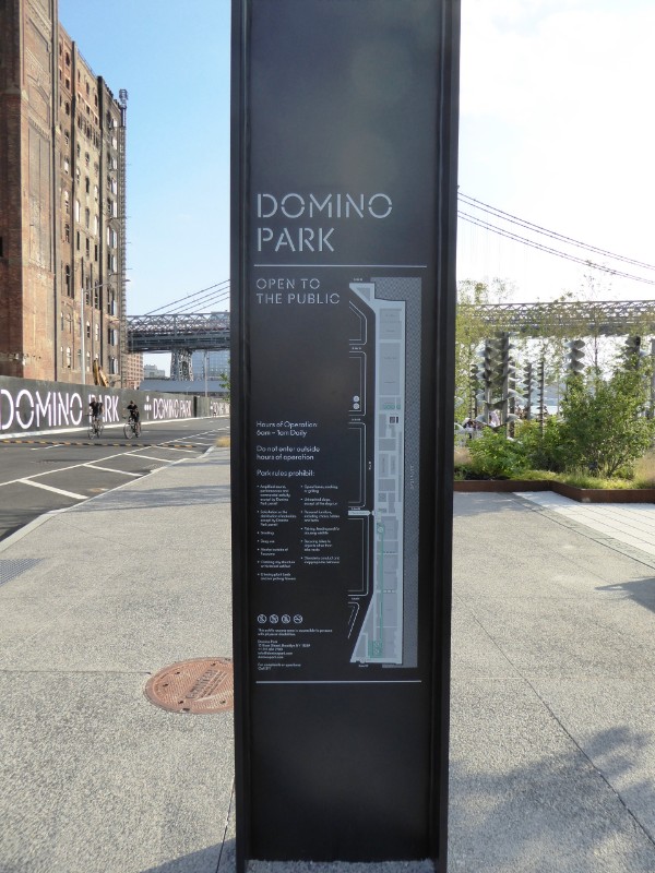 Park Information sign &amp; map
