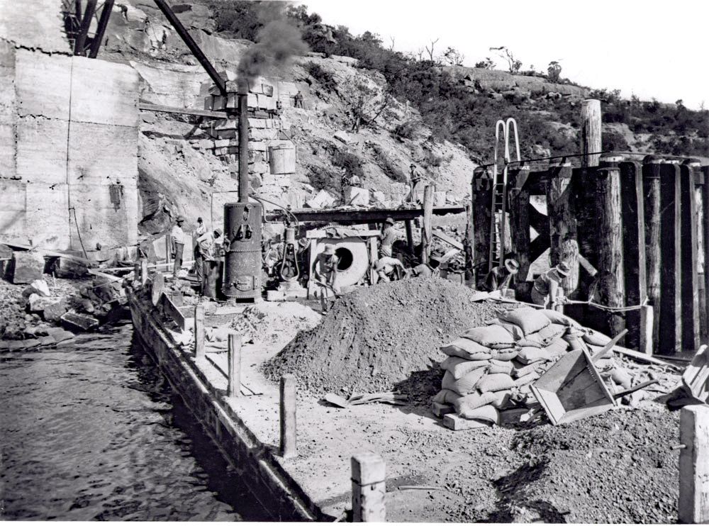 Coal Loader under construction