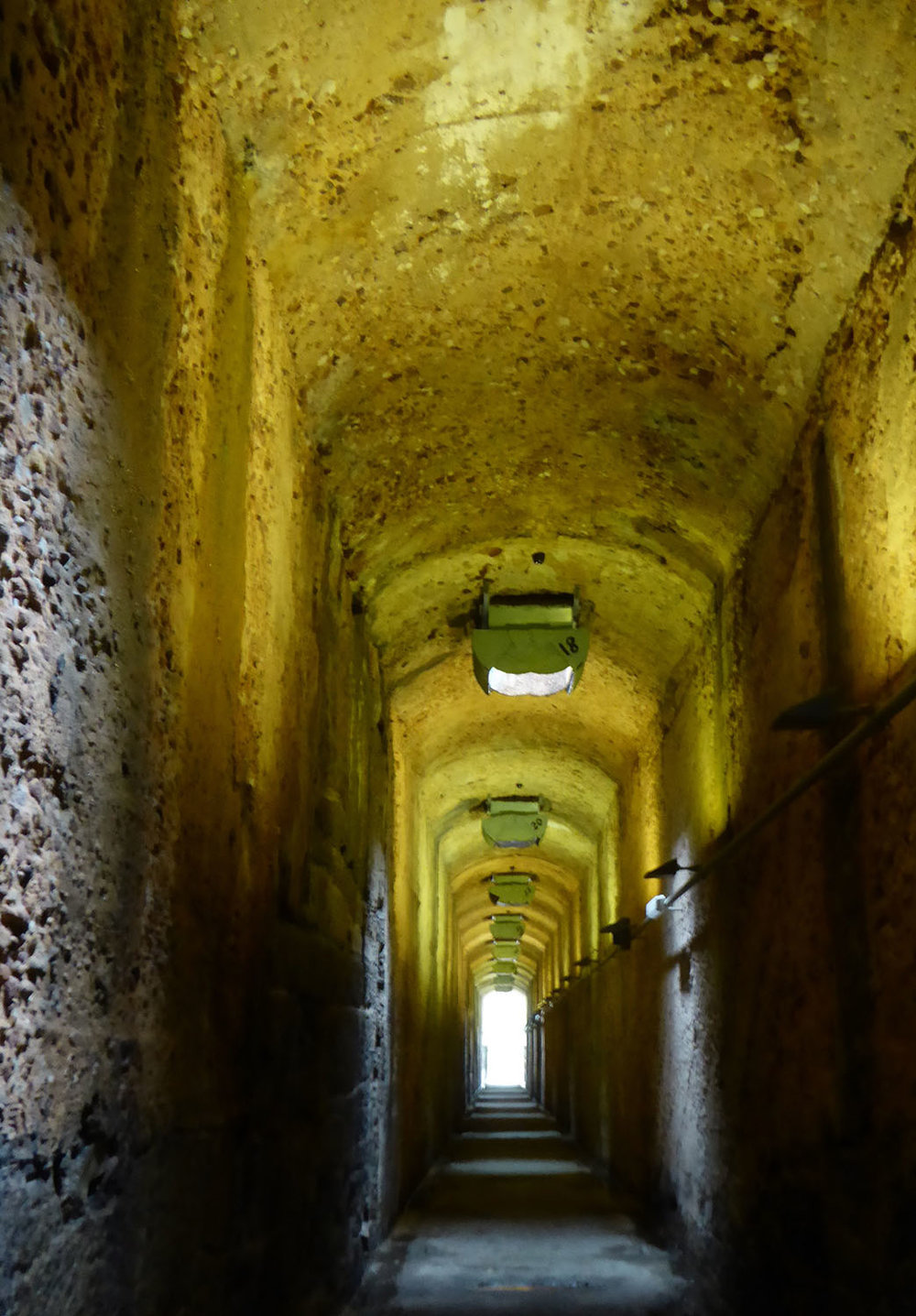 View inside tunnel looking south 