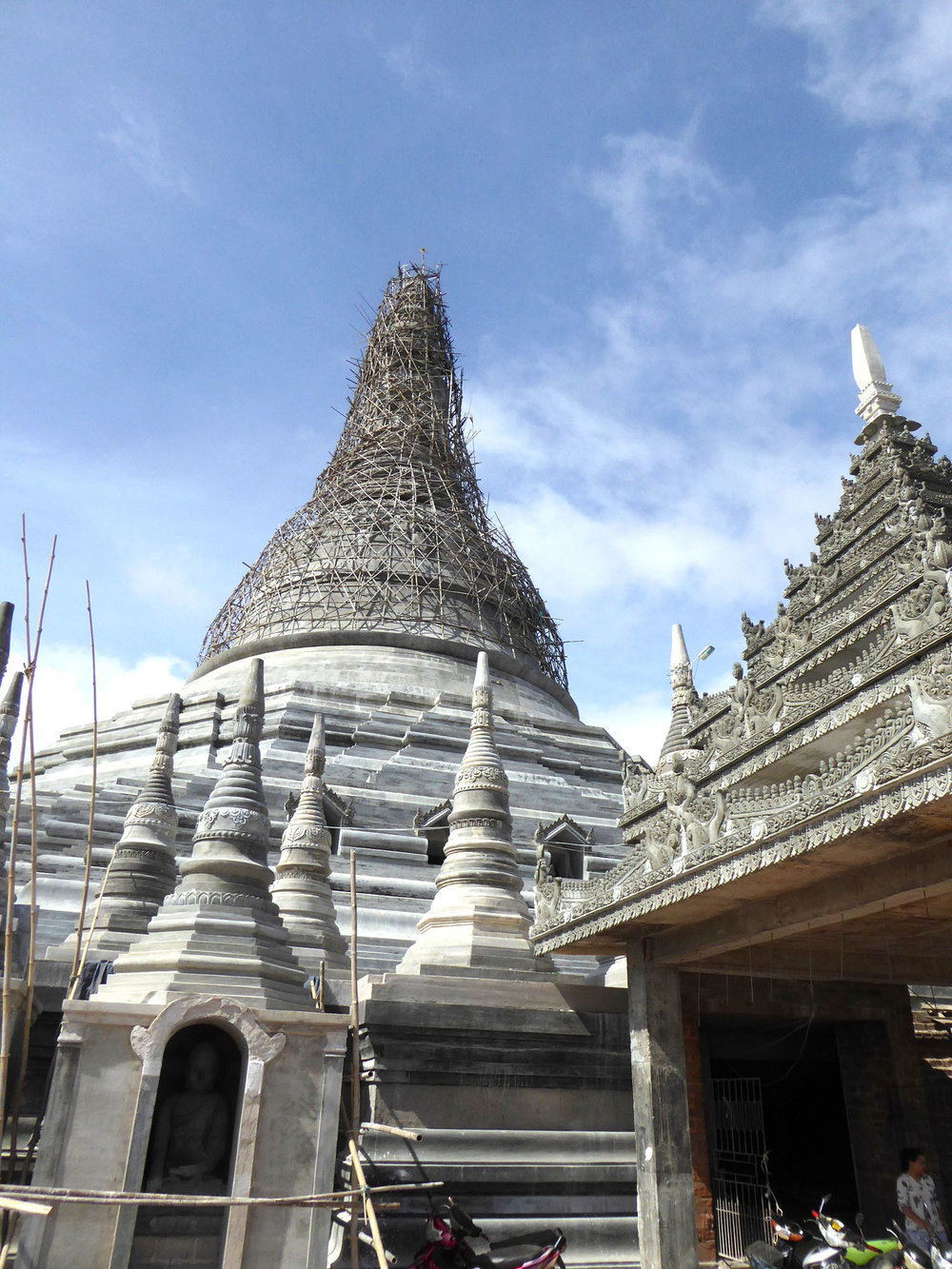 Pagoda construction