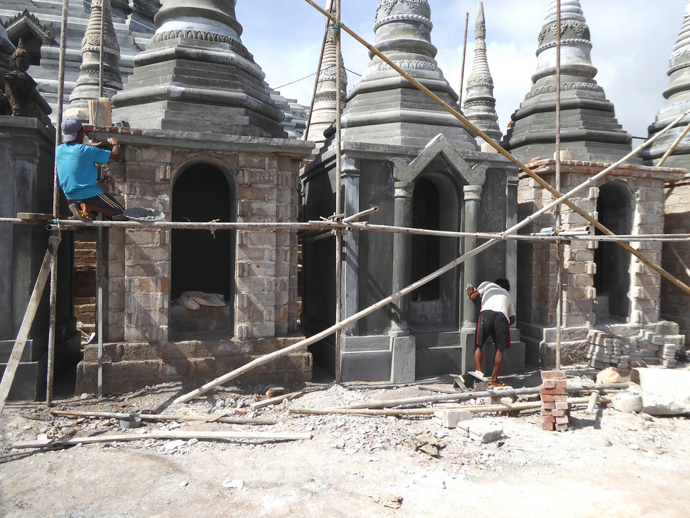 Pagoda construction