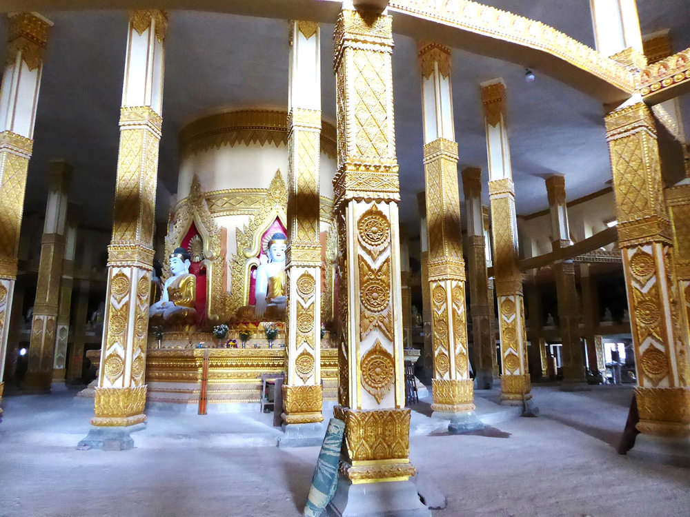 Pagoda interior
