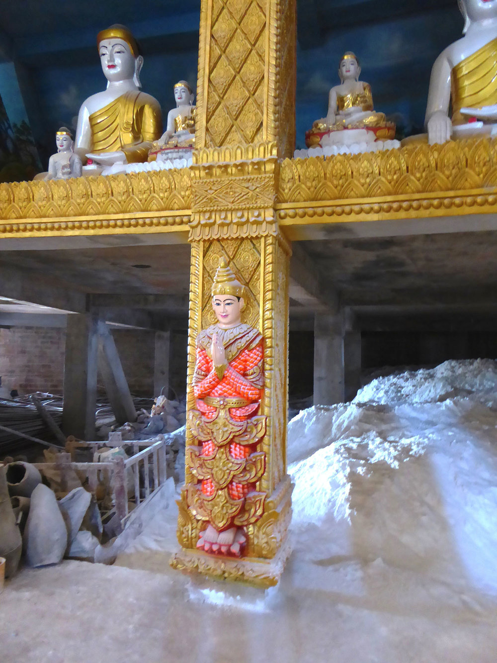 Pagoda interior detail