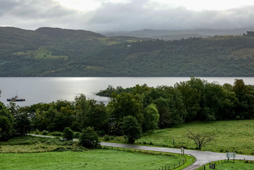 Dawn over Caledonian Canal near Fort Augustus