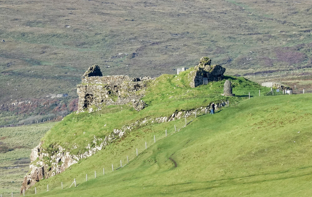 Duntulm Castel ruins on Isle of Skye