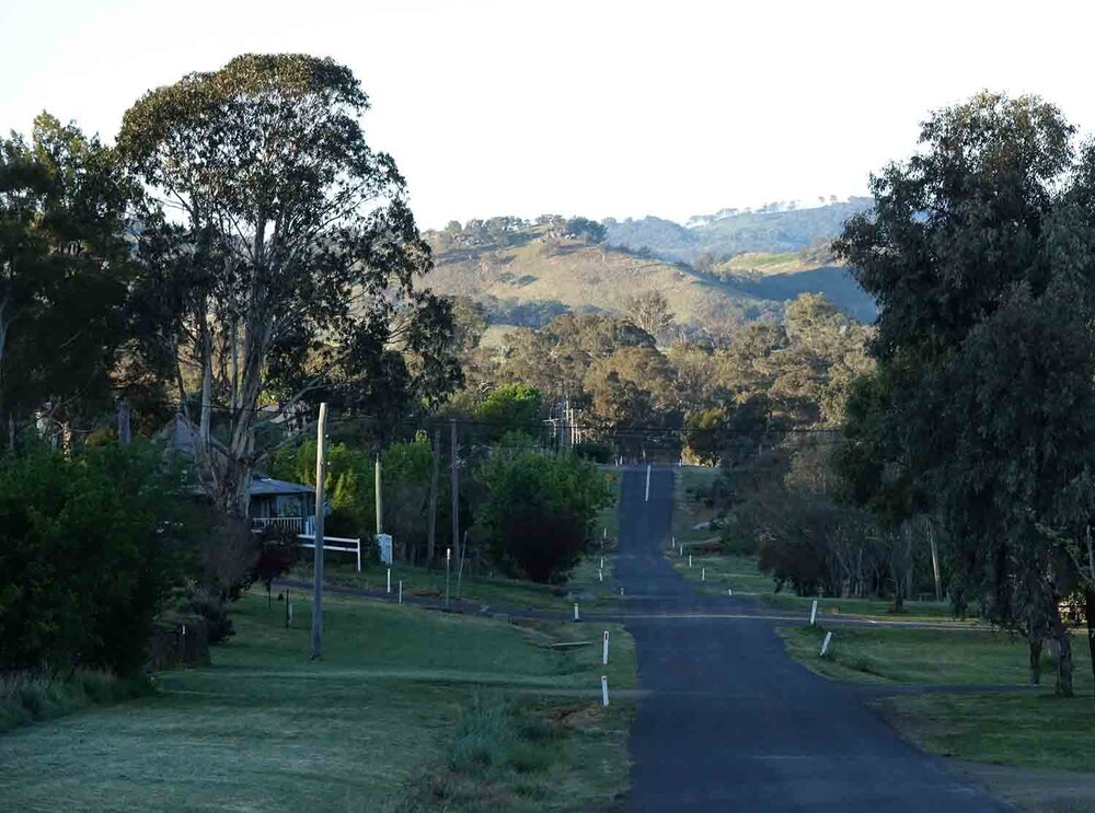 View south along main Jenkins Street