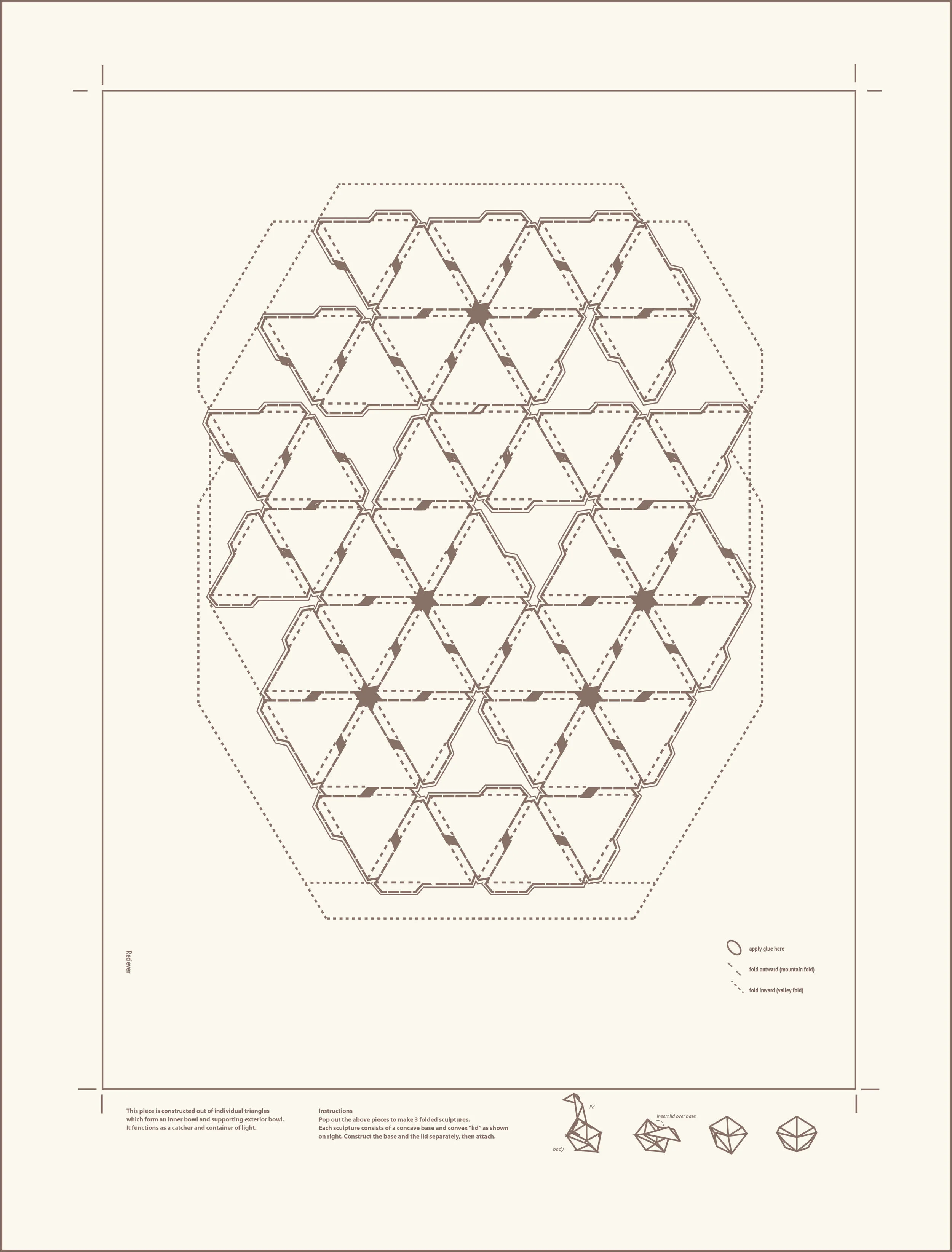 Receiver 24” x 32”, laser cut paper digitally printed. 2018