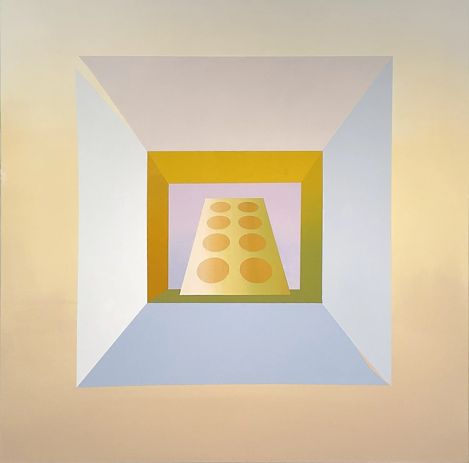 Contraption 5 (Blue_Orange), 2024
Acrylic on canvas
32” x 32”