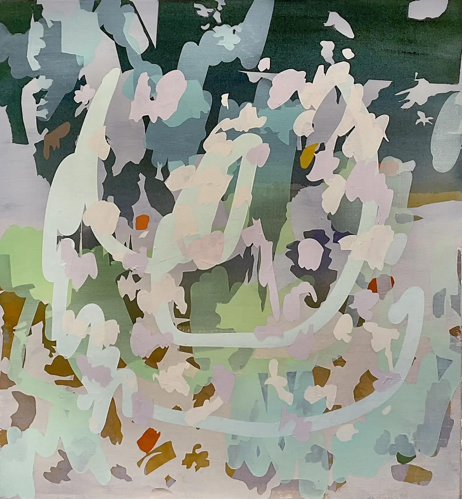 Green Blue Mesh 2025
Acrylic on canvas
30” x 28”