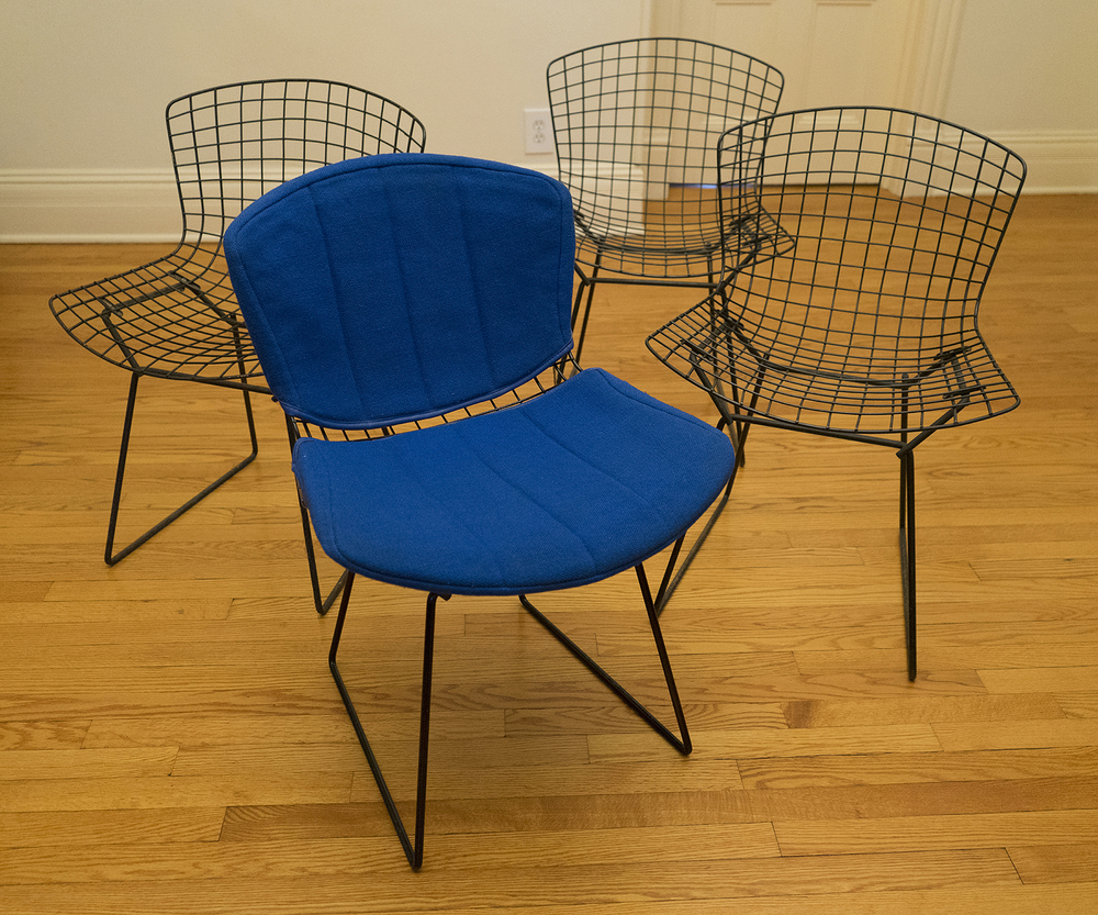 Bertoia Side Chair with Full Cover - Original Design