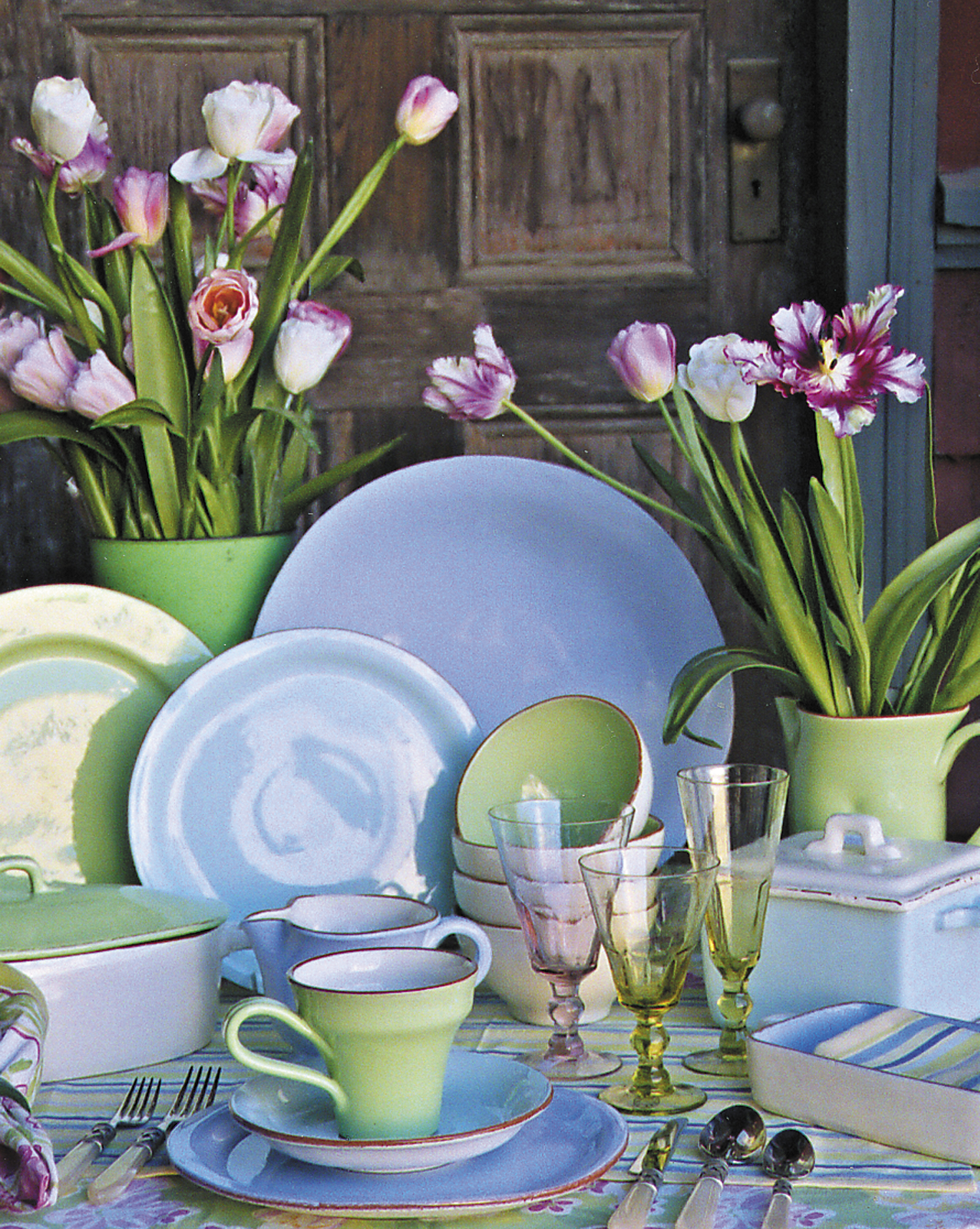 Pastel Ceramic Dinnerware 