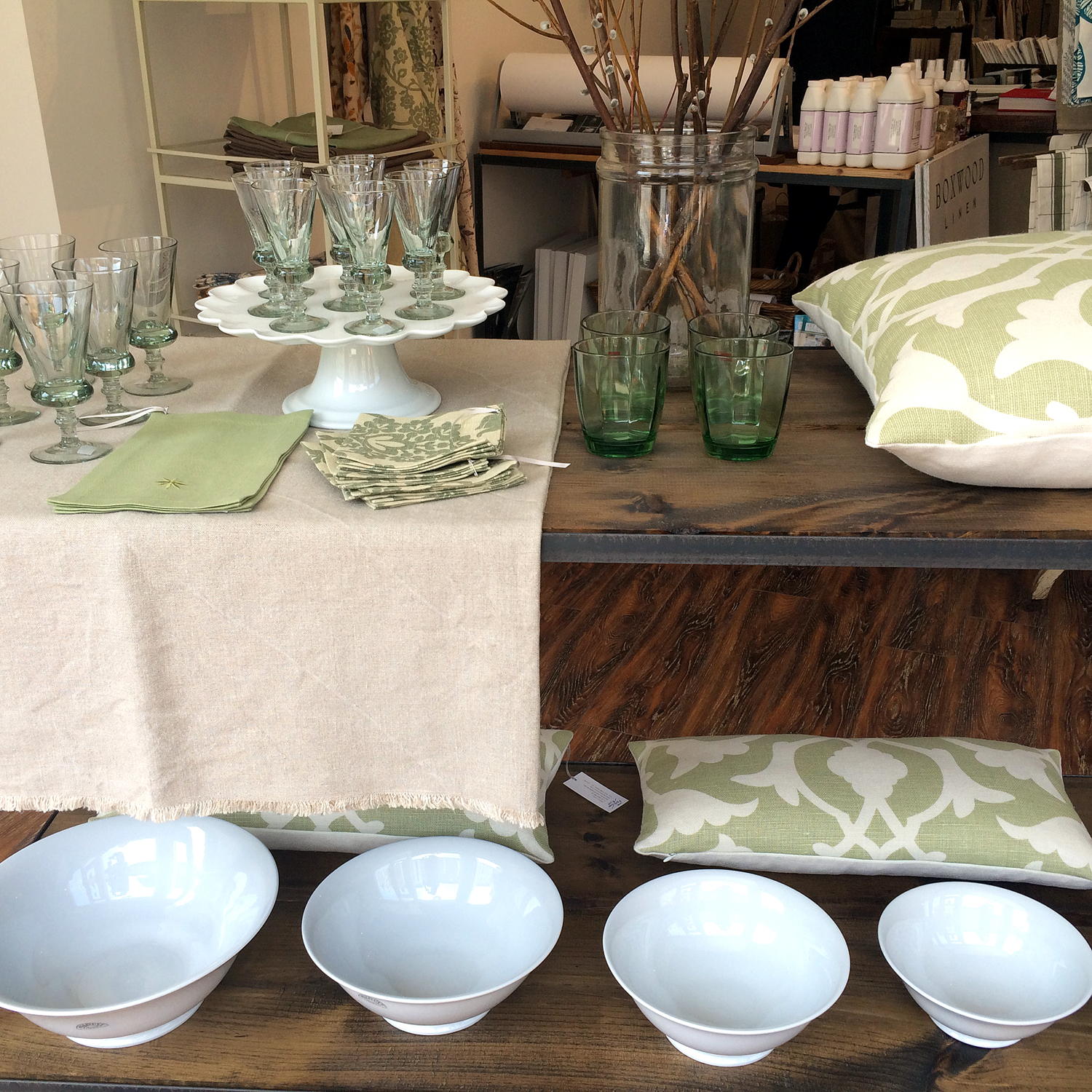 Glassware, Ceramics and Linens
