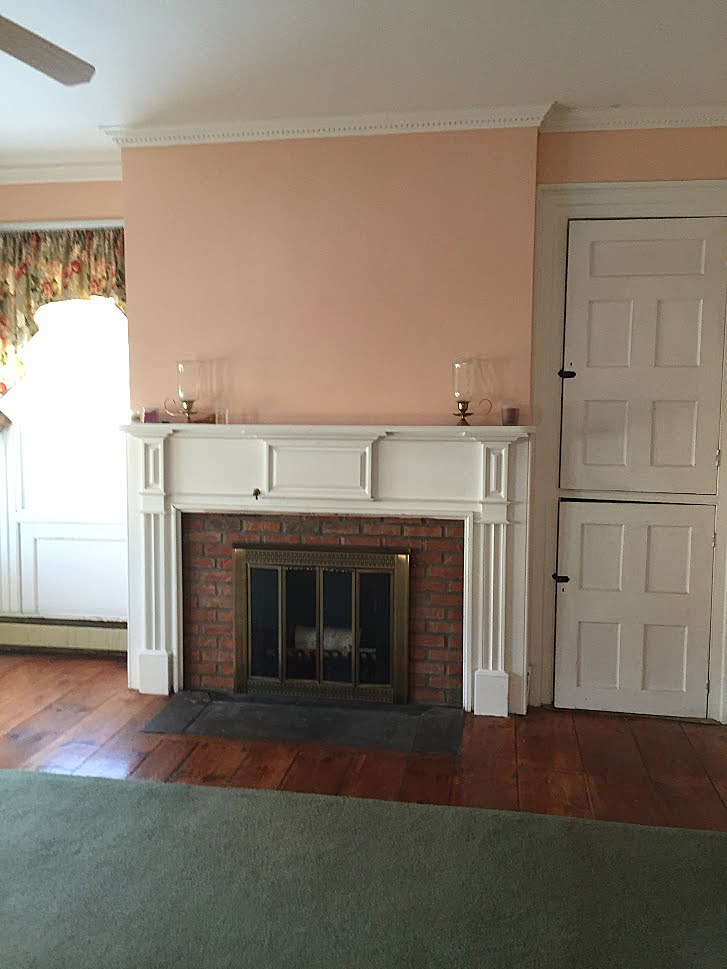 1765 Colonial in Modena, NY, Original Fireplace