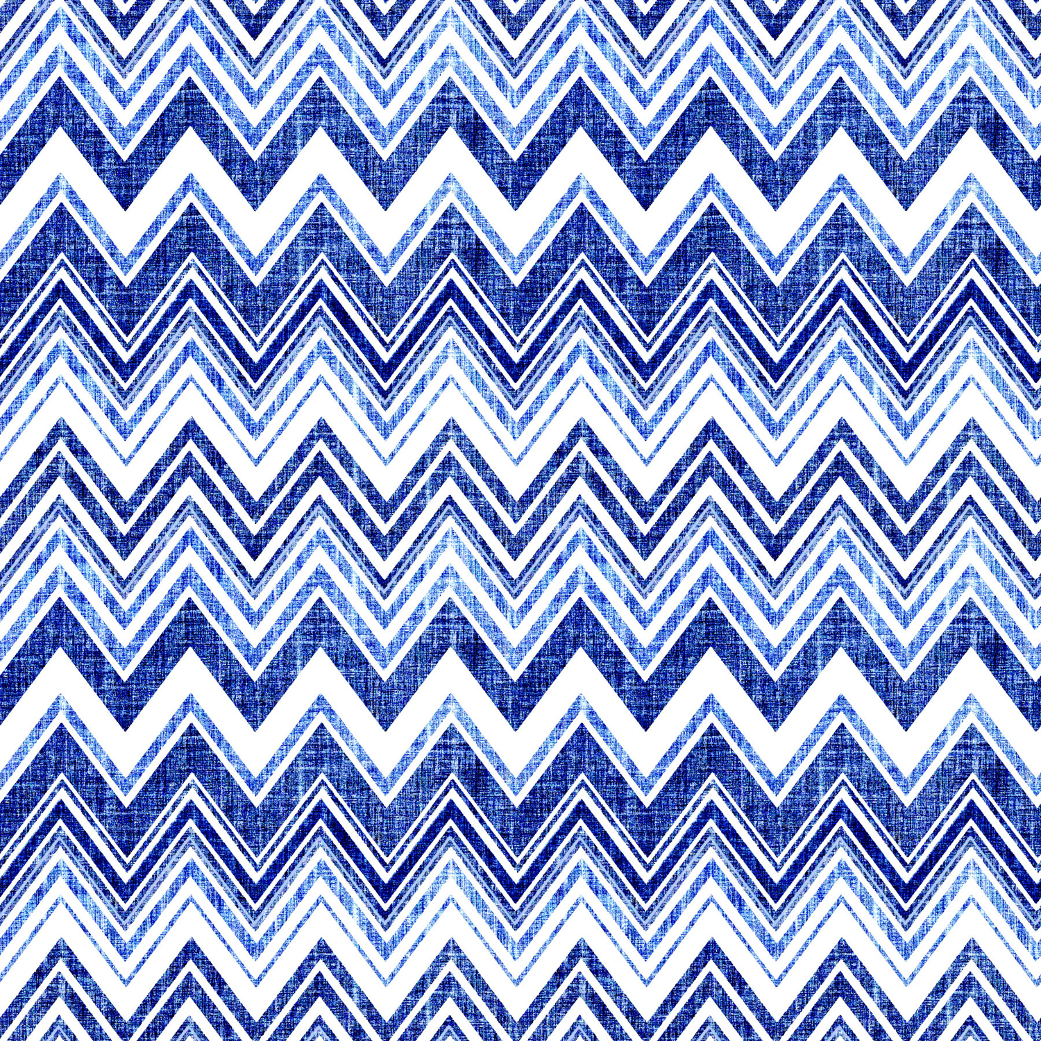 Chevron Denim Blue