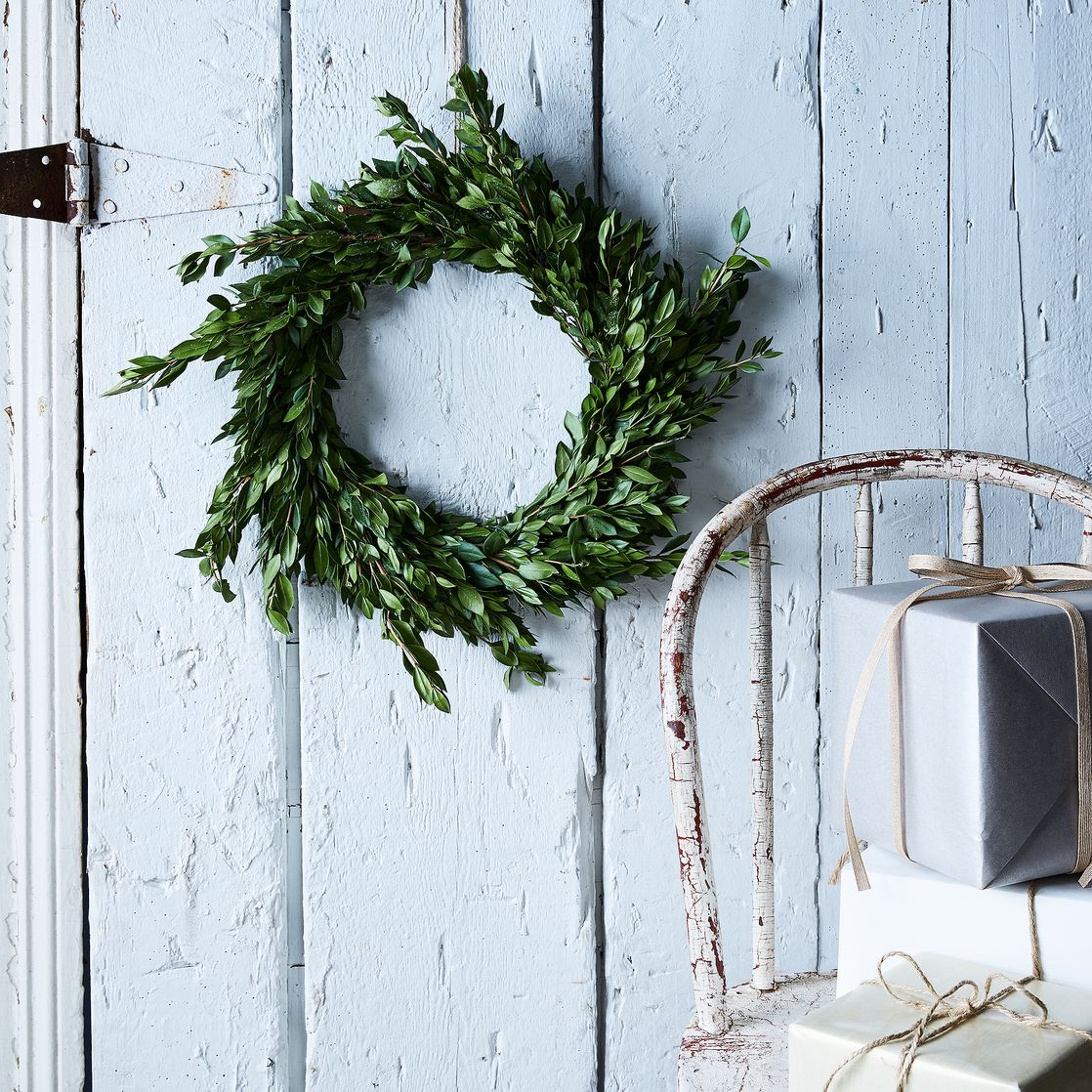 Boxwood and Myrtle Wild Wreath