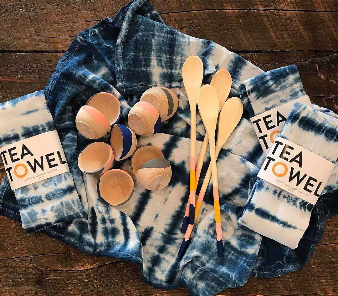 Hand-Dipped Utensils and Tea Towels