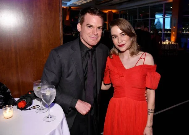 Michael C. Hall and Morgan Macgregor at the Farm Sanctuary on the Hudson gala in 2018