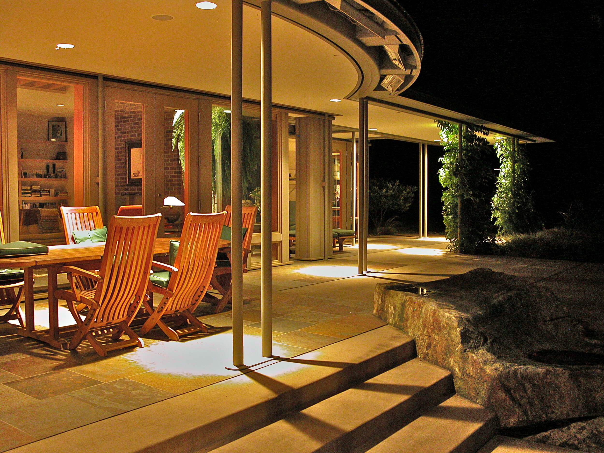 Terrace dining area