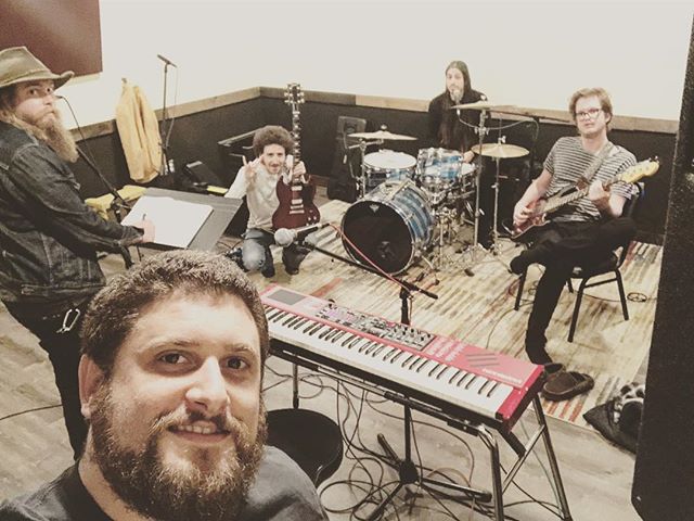 Writing sessions with @robertjonandthewreck for our new record :)