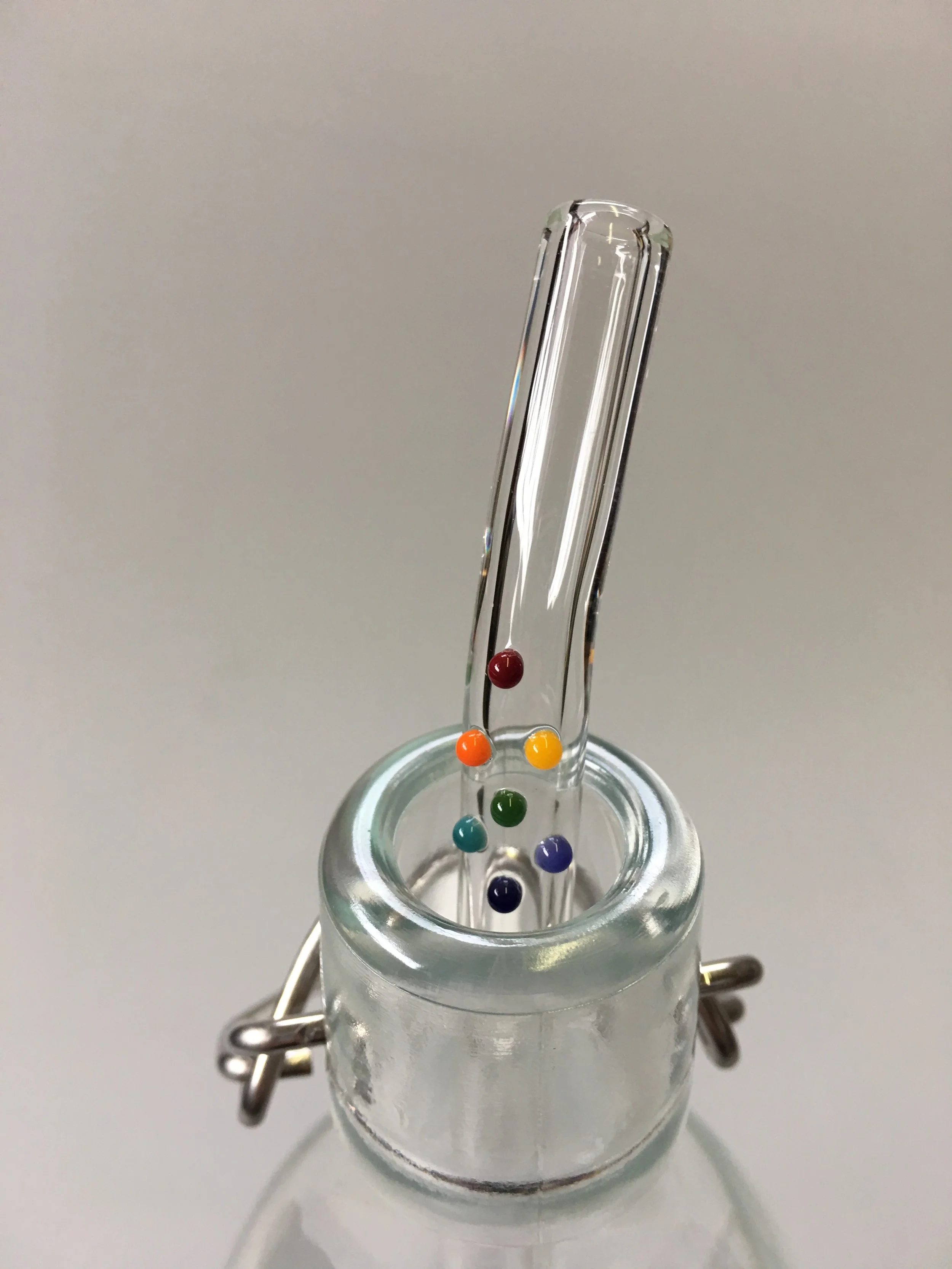 Glass Straw Chakra Detail