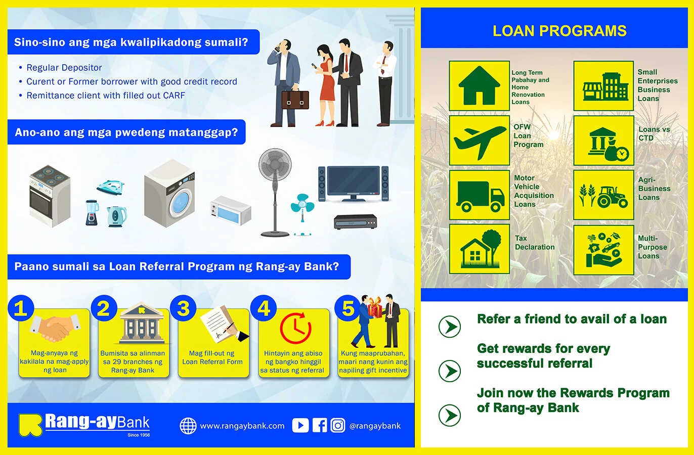 REFER A FRIEND PROGRAM — Rangay Bank