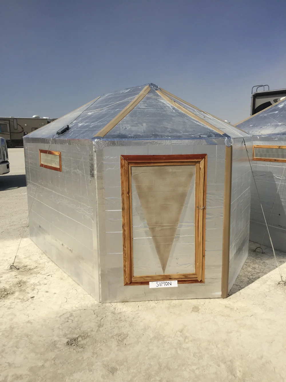 Yurt Burning Man
