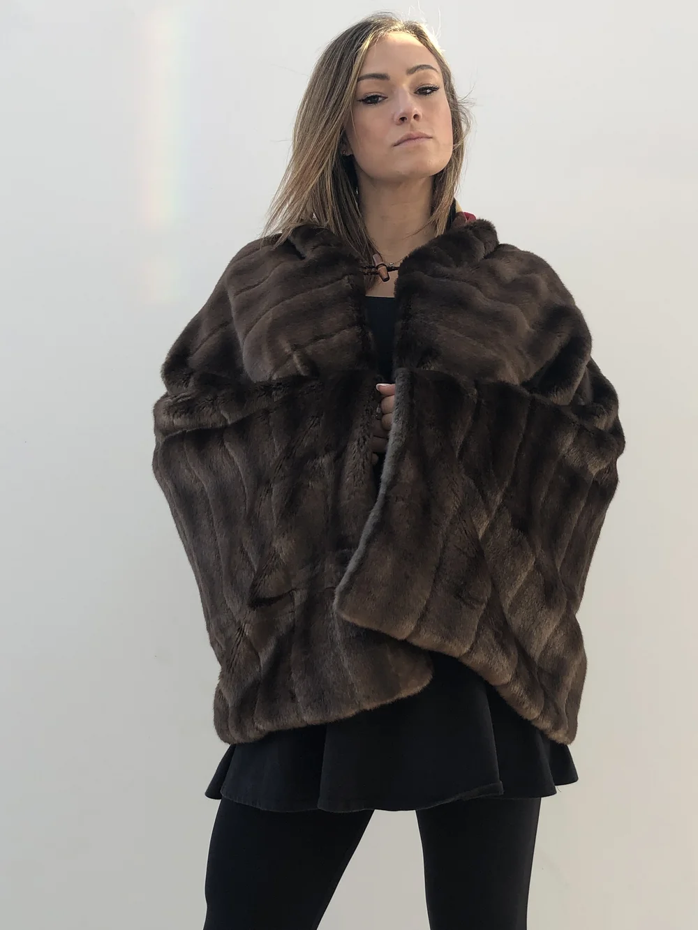 Southwest Mink Poncho — Candy Lagoon