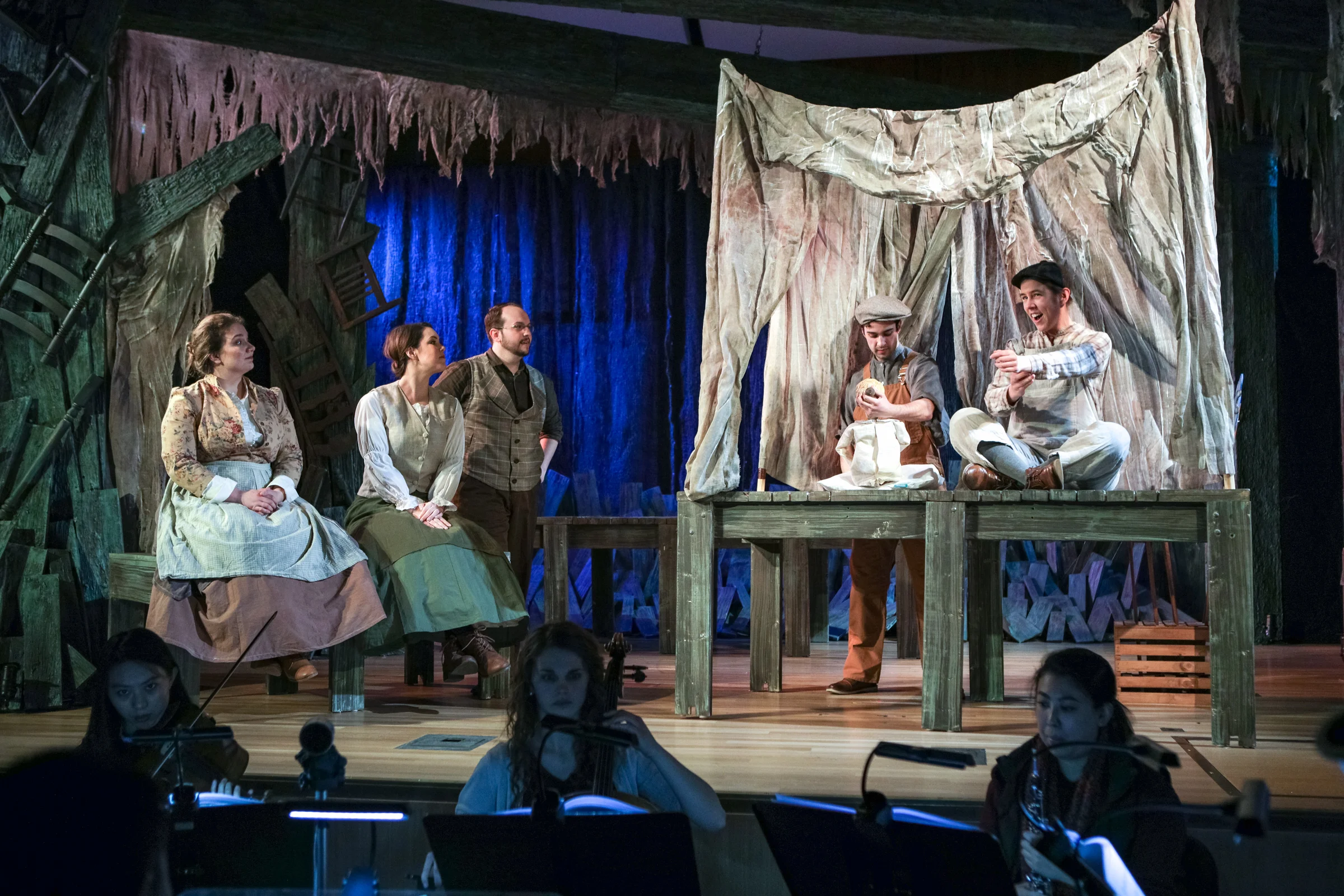 Brother in The Scarlet Ibis , Boston Opera Collaborative 2019 Photo: Dan Busler Photography