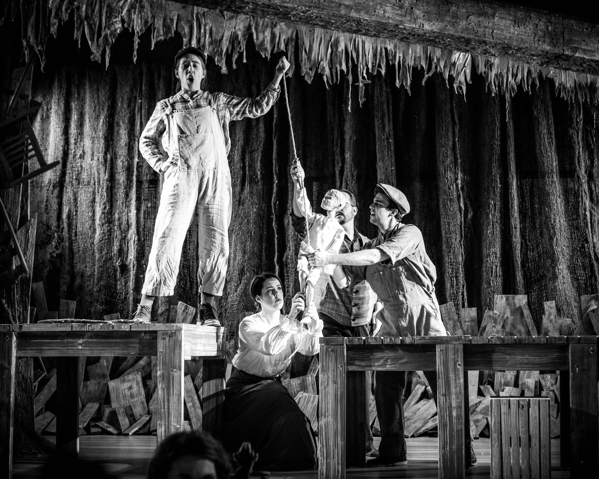 Brother in The Scarlet Ibis , Boston Opera Collaborative 2019 Photo: Dan Busler Photography