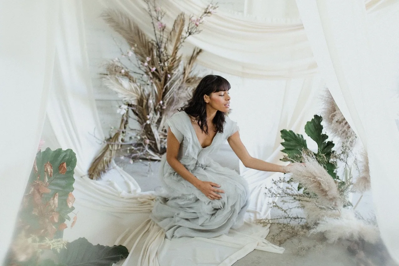 Model: Brittany Battisti | Hair: Kelsey Zahn | Makeup: Ashley Tani | Gown: Shop Gossamer