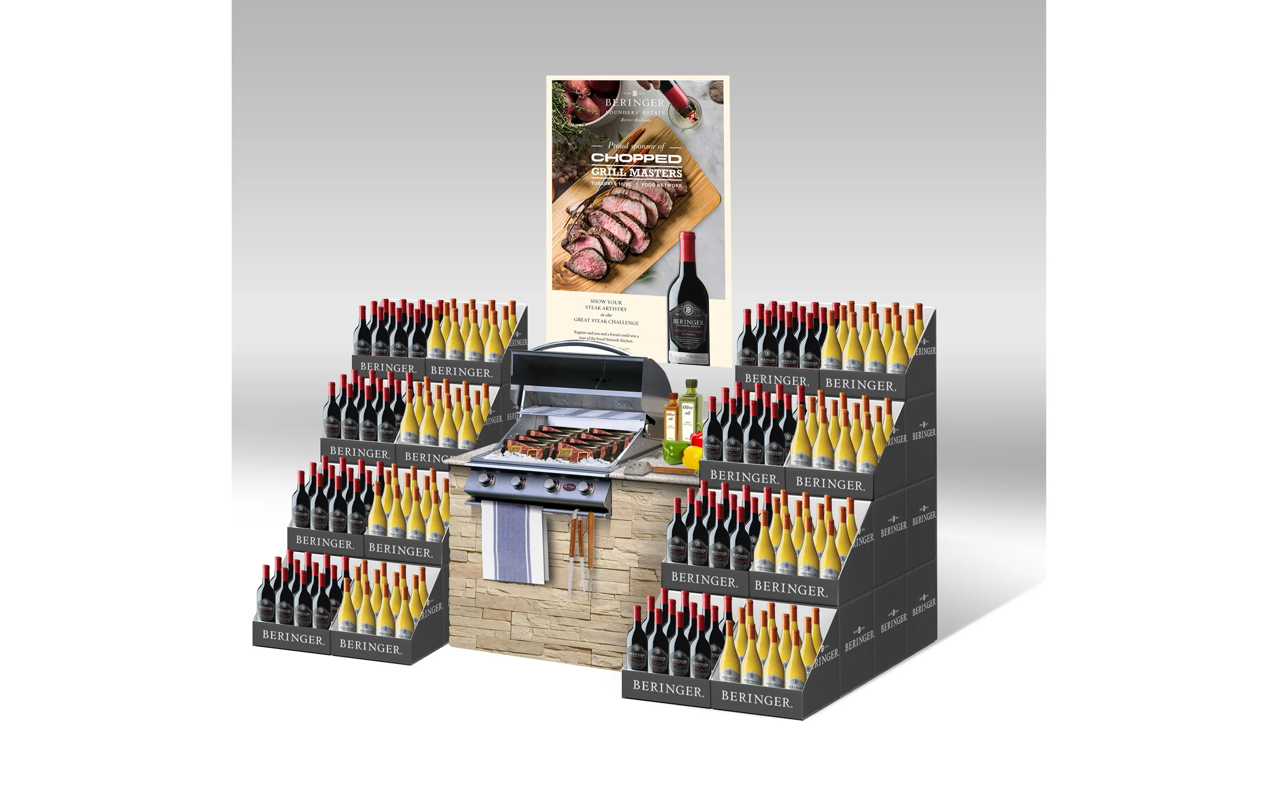 Beringer Wine Grilling Display