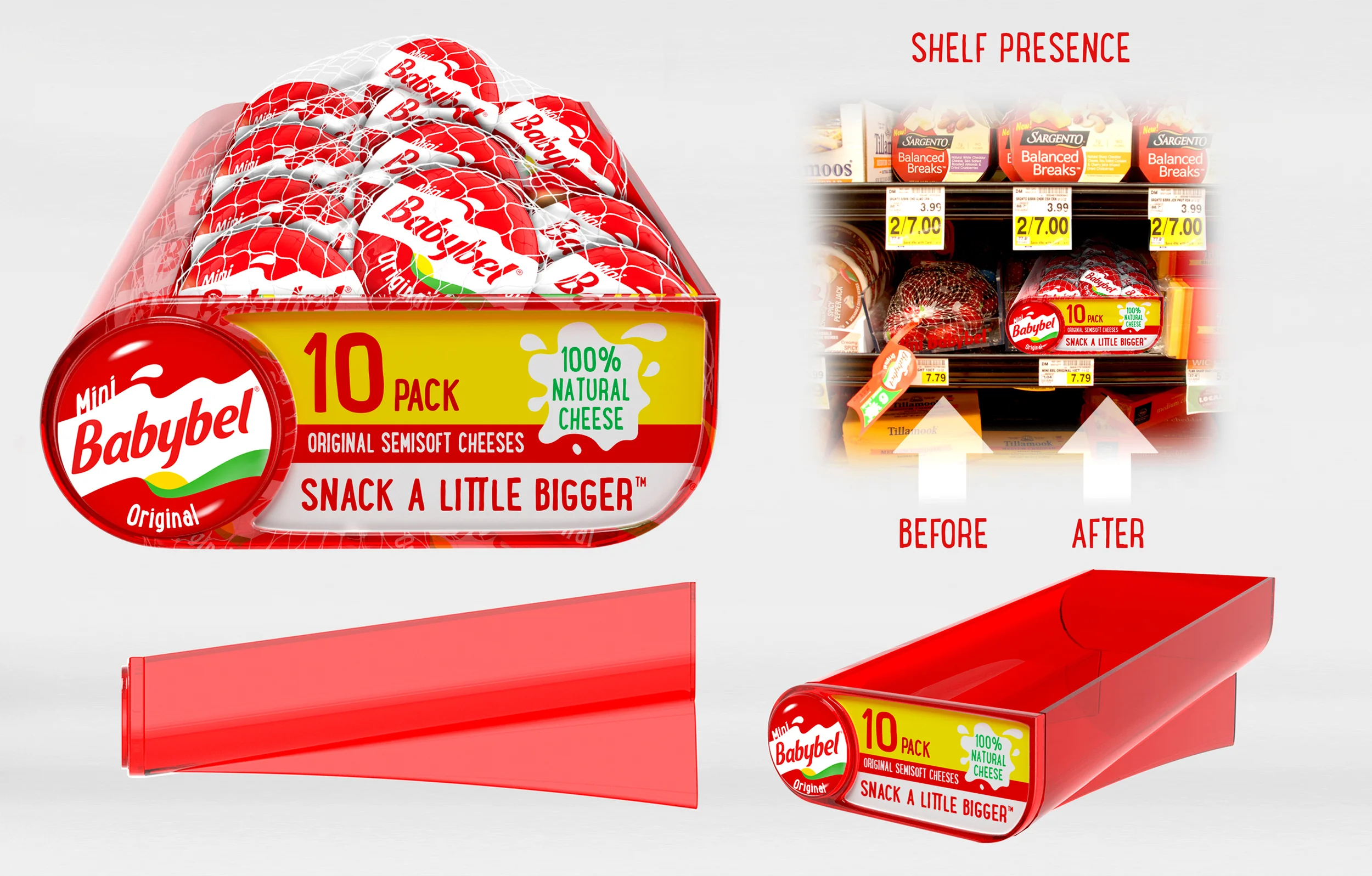 Babybel Custom Shelf