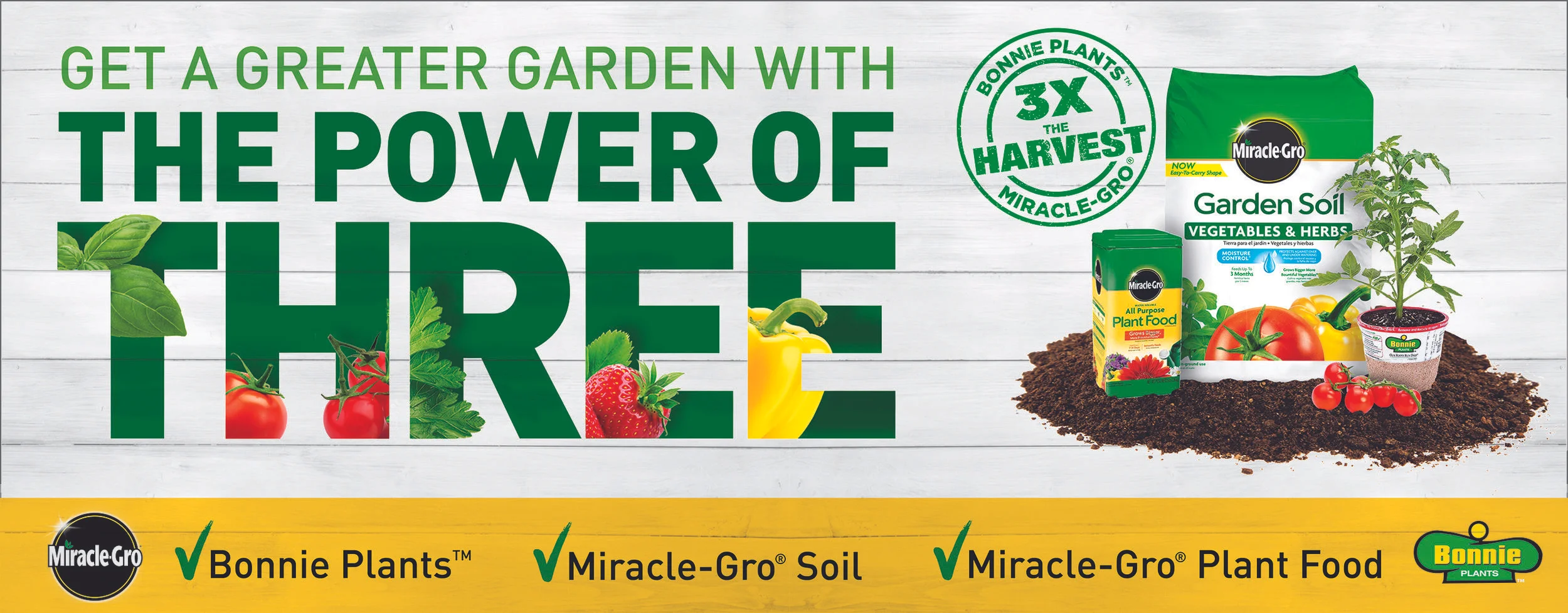 Miracle Gro Bonnie Power of Three