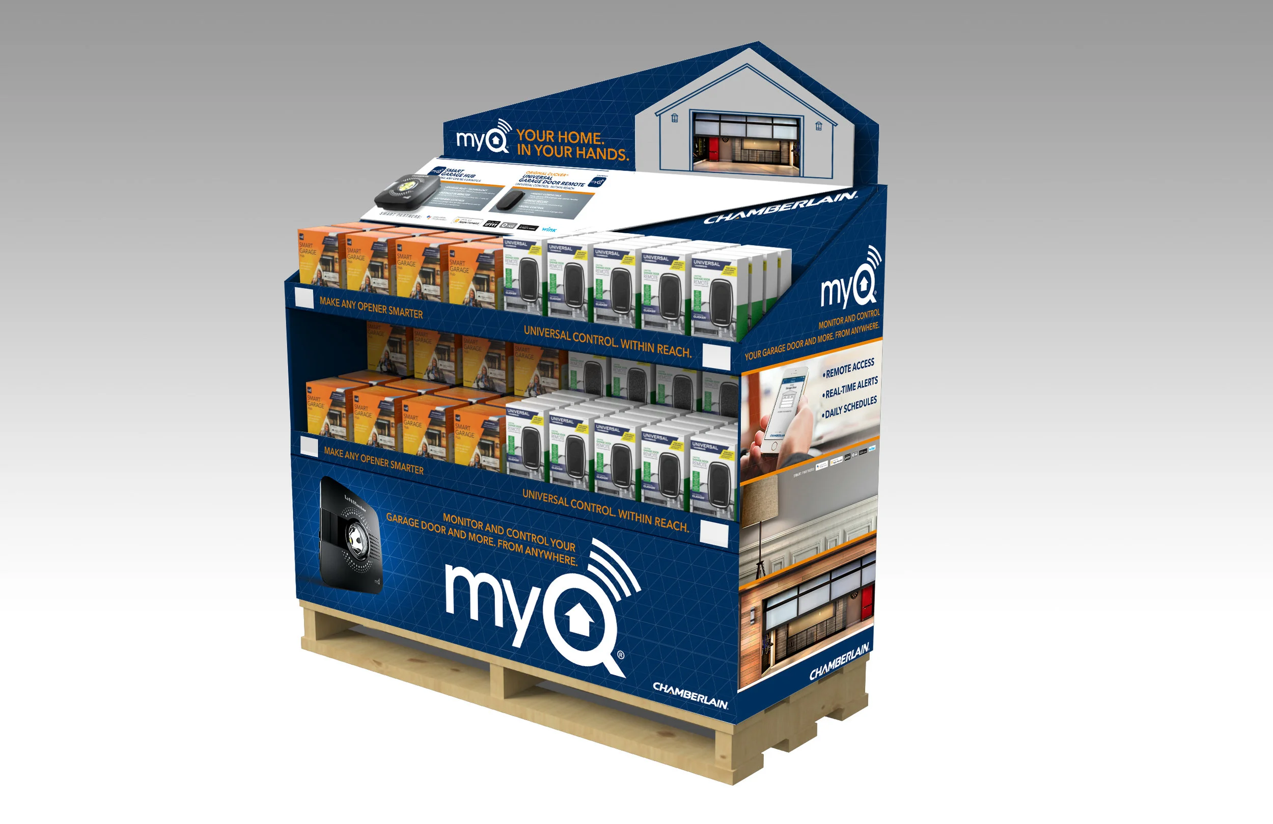 Chamberlain MyQ Wi-Fi display for Home Depot