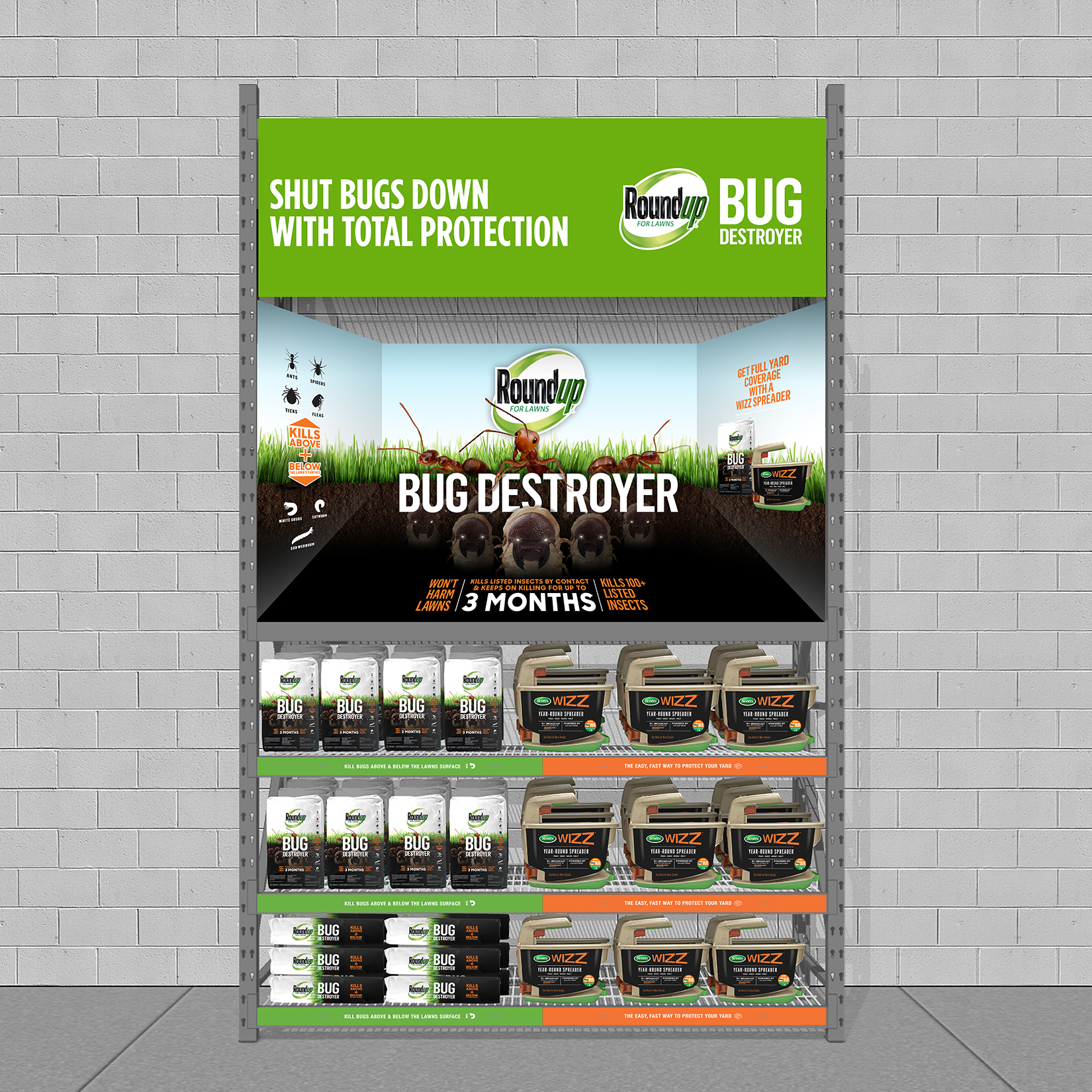 RoundUp Bug Destroyer Endcap