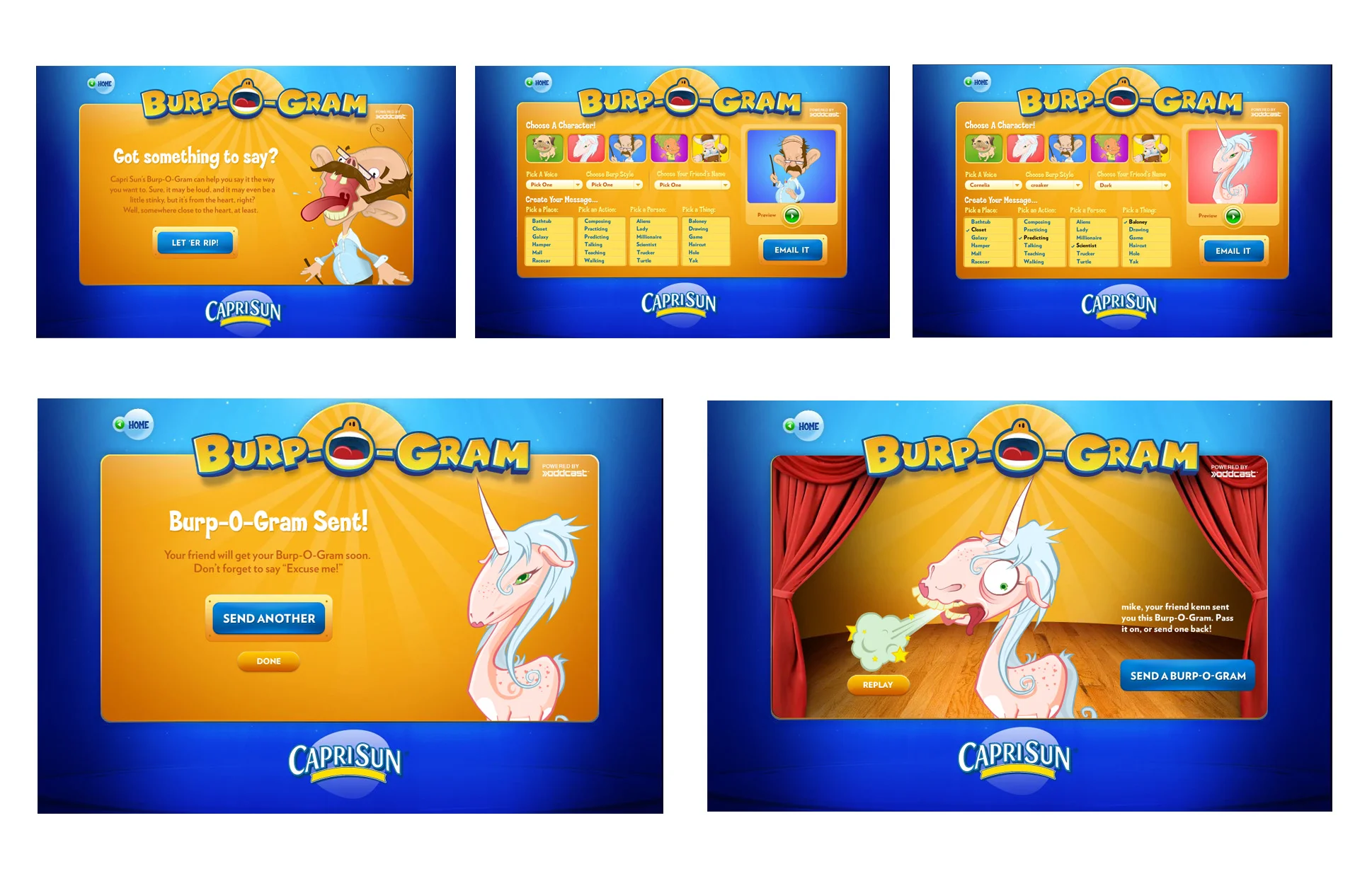 Capri Sun Burp-O-Gram