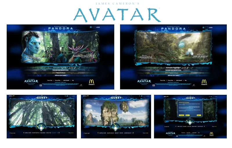McDonald’s Avatar Pandora Quest