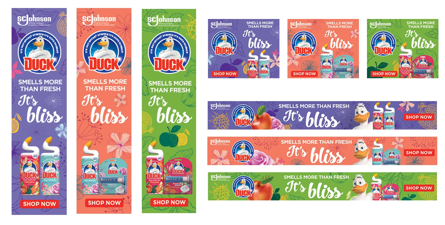 SCJ Duck "It's Bliss" Banners